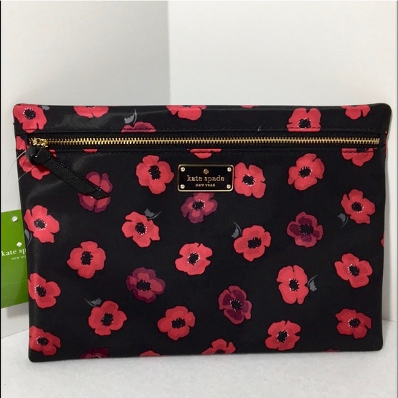 kate spade Handbags - KATE SPADE MINI POPPY CLUTCH/POUCH NWT